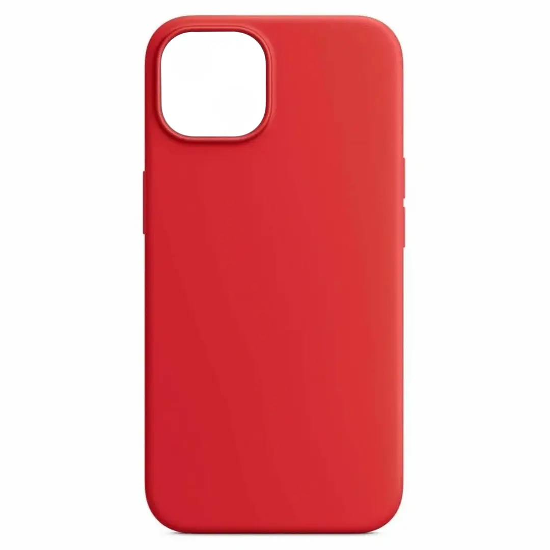 iPhone 15 Plus/iPhone 14 Plus Soft Touch Case Red